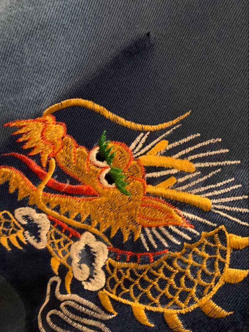 50s 60s 当時物 コットンスカジャン ベトジャン スーベニアジャケット