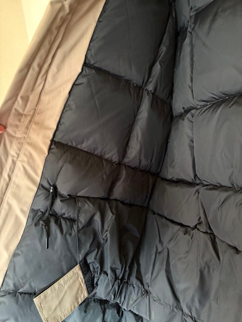   ダウンジャケット M/M ベージュ