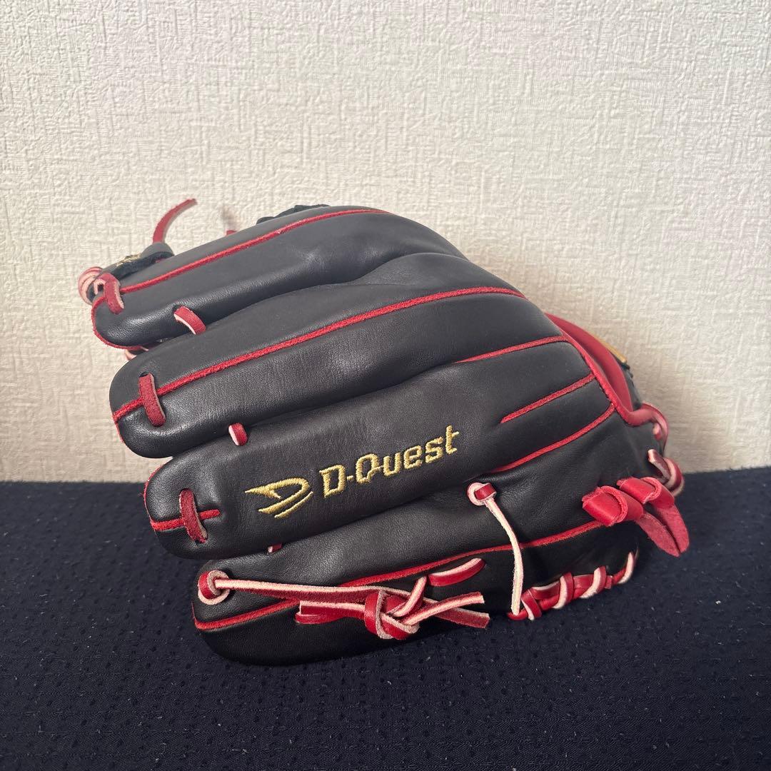 【即戦力コユニ型付け済み】軟式野球グローブ ディークエスト　内野手用