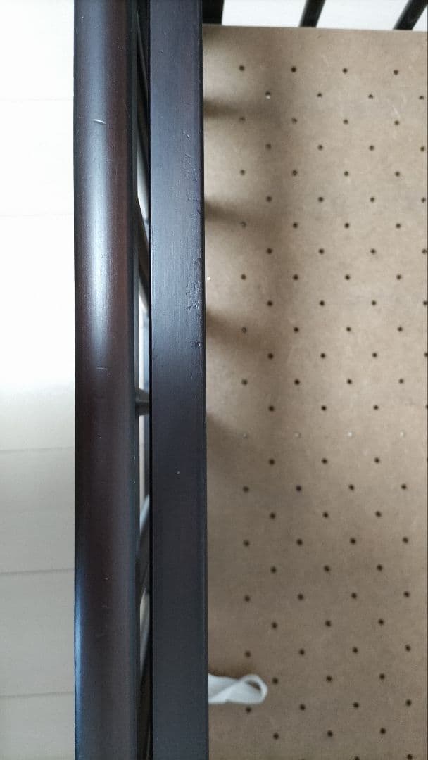 【Hideki Masuda】石崎家具 ベビーベッド 折りたたみ ブラウン