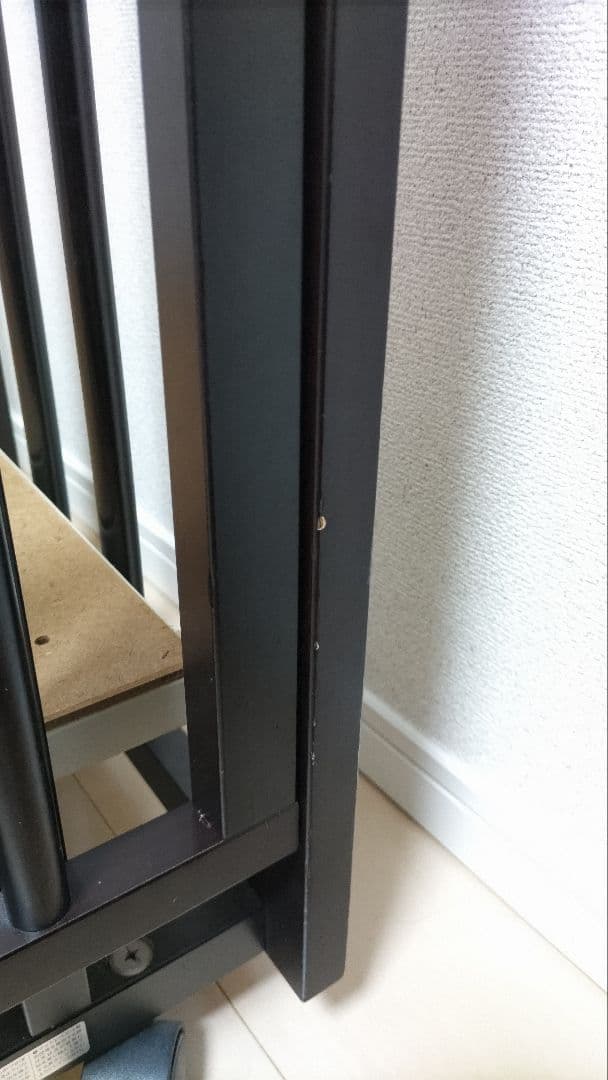 【Hideki Masuda】石崎家具 ベビーベッド 折りたたみ ブラウン