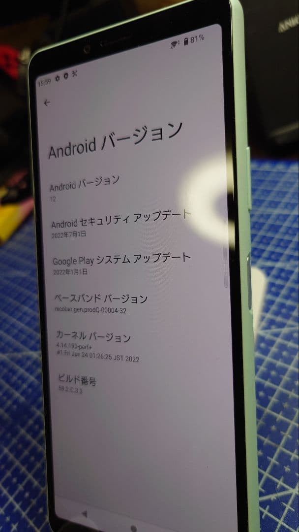 Sony Xperia 10 ii sov43 ミントグリーン 本体