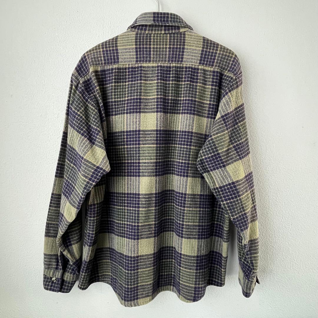 90s USA製 リーバイス アラスカ チェック ネルシャツ L 古着