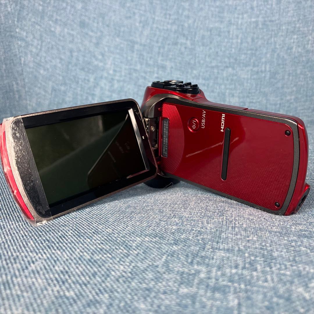 美品　Panasonic デジタルムービーカメラ HX-DC3 レッド