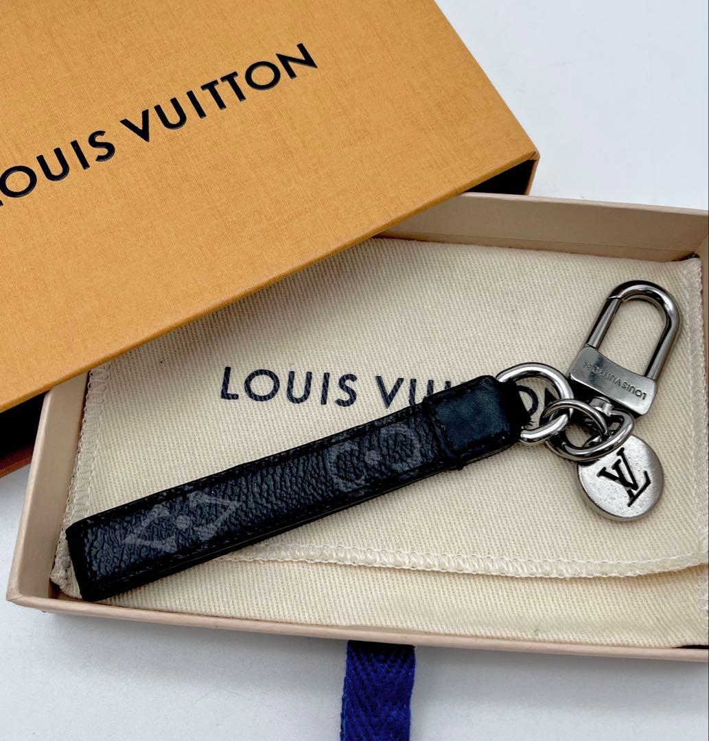 ルイヴィトン ポルトクレ・ドラゴンヌ キーホルダー モノグラム エクリプス