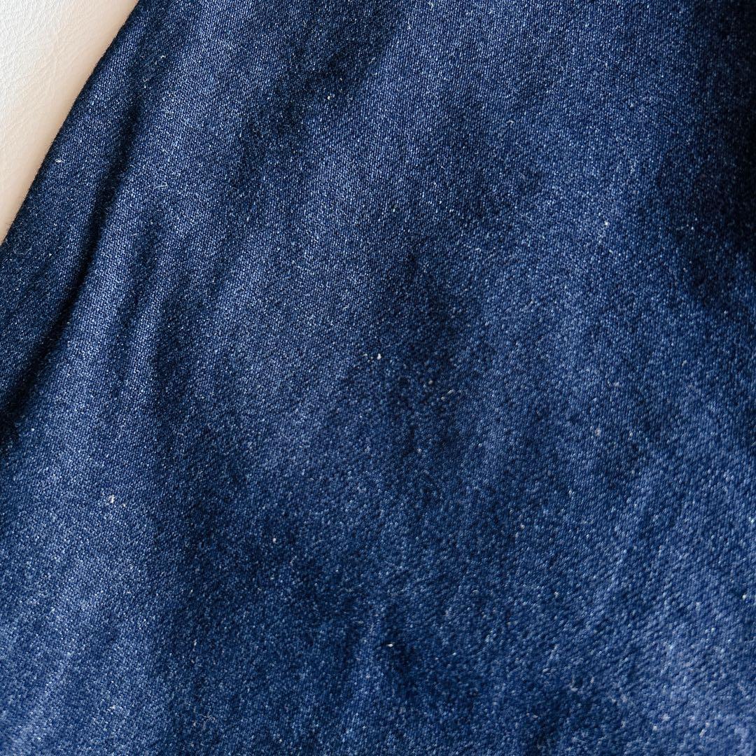 tumugu ツムグ ⿻ コットンリネン デニムパンツ テーパード ルーズ 春