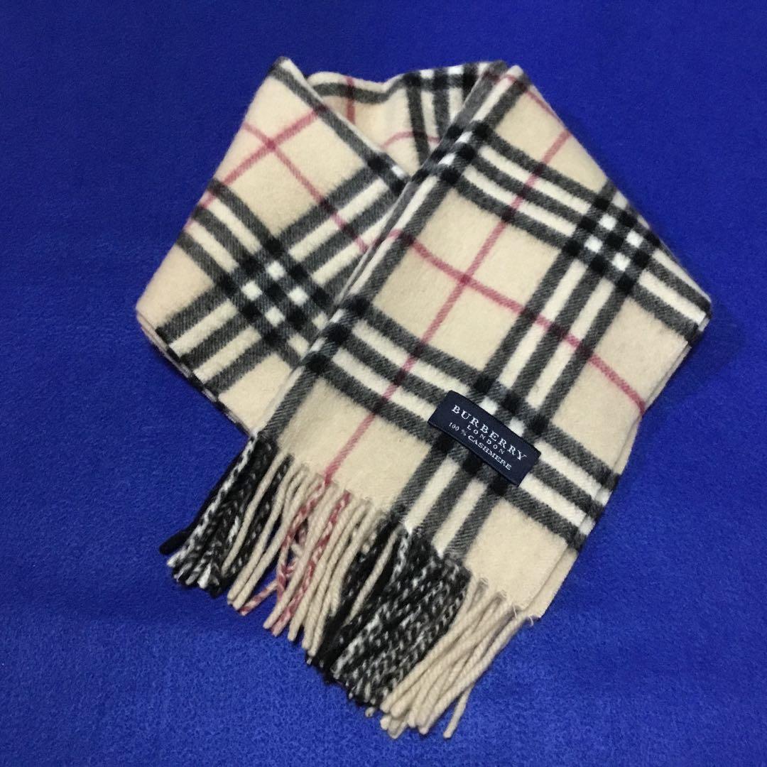 バーバリー マフラー　ショール　ベージュ