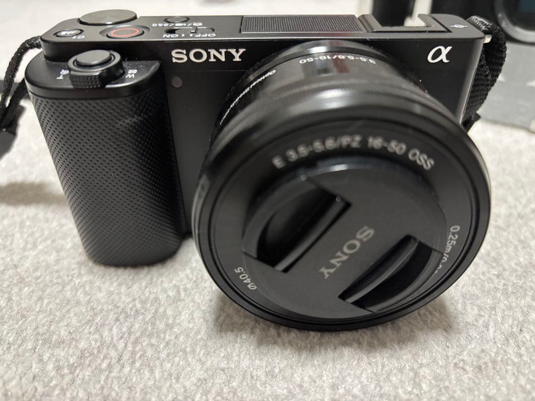 SONY VLOGCAM ZV-E10 4K Black メモリーカード付き