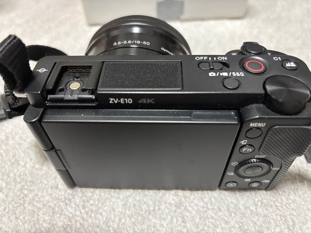 SONY VLOGCAM ZV-E10 4K Black メモリーカード付き