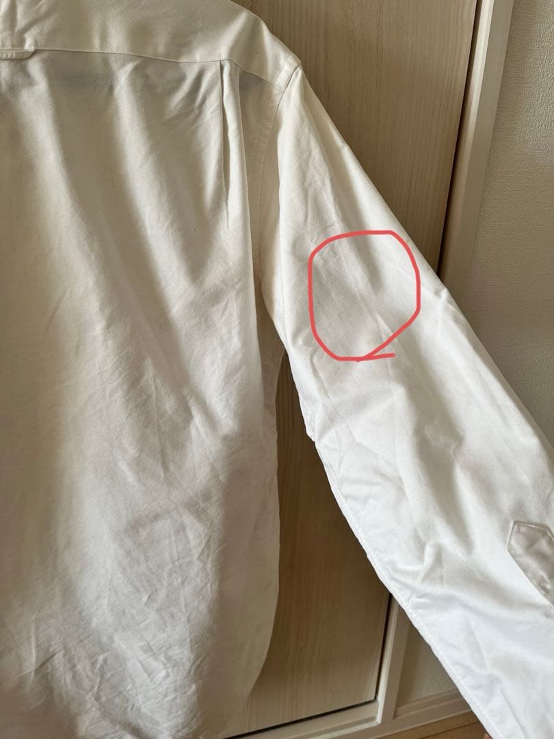 Thom Browne ホワイト ボタンダウンシャツ