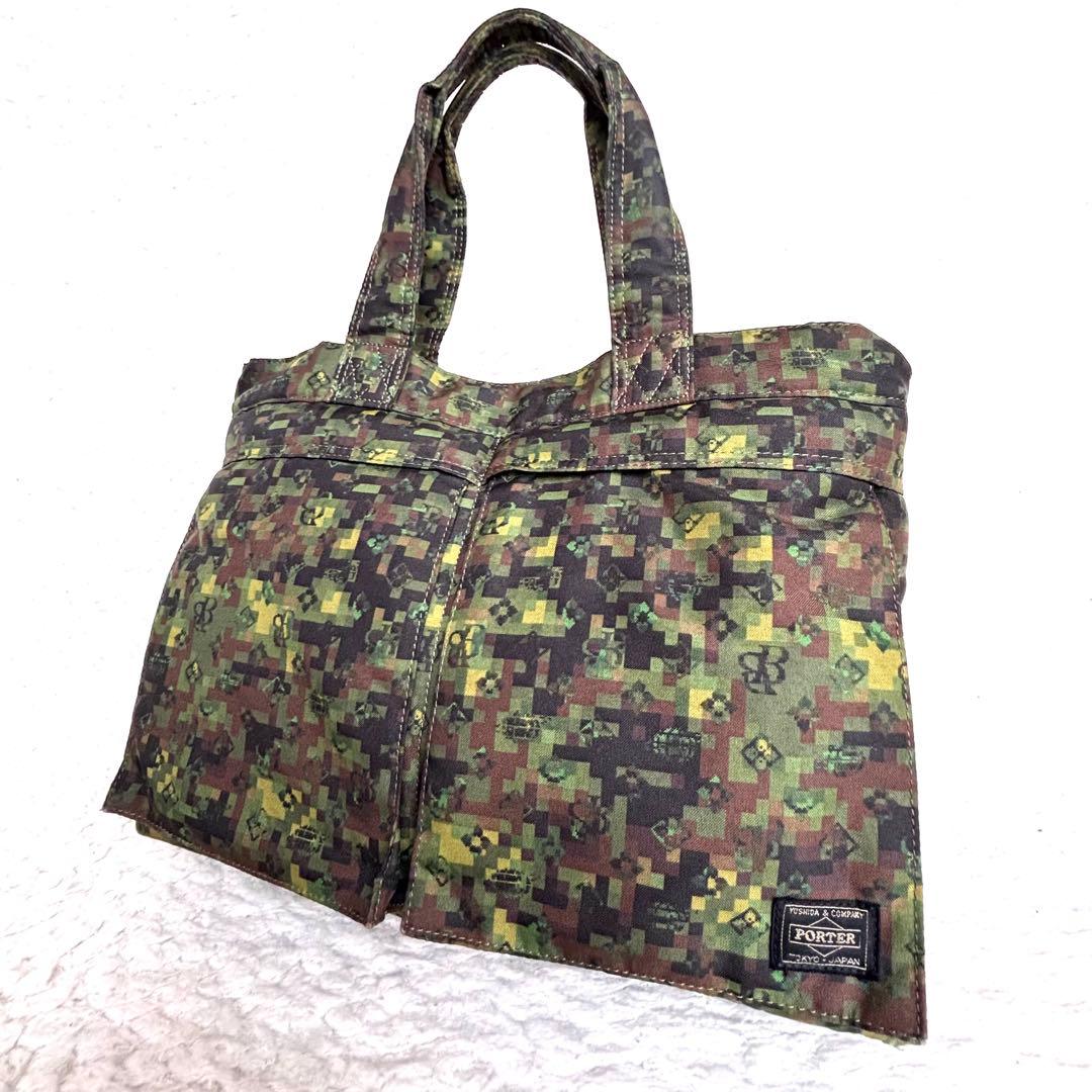 ★NAO ★【PORTER × BEAMS】 トートバッグ カモフラ