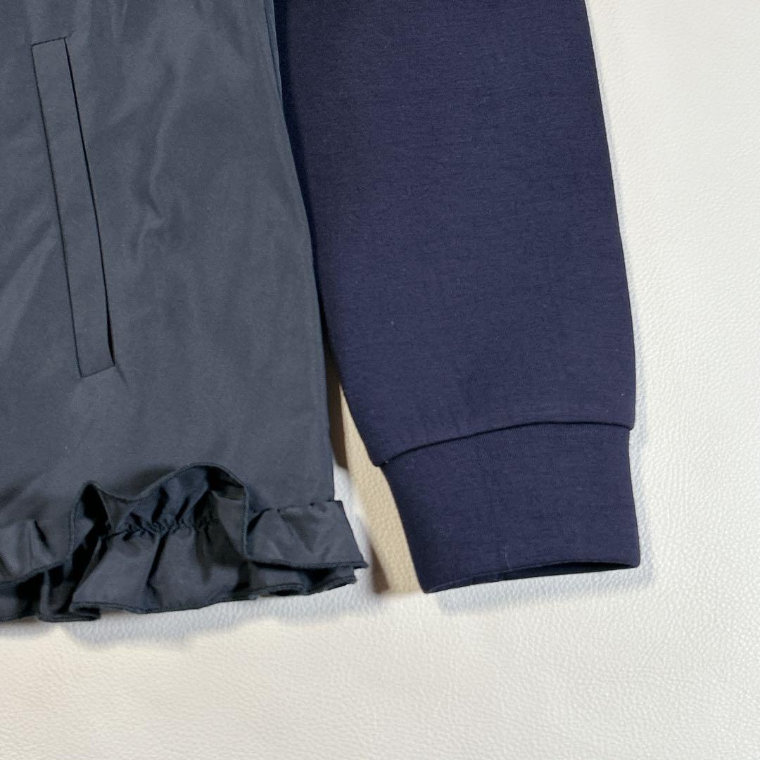 HUIT bouquet ペプラム フリル裾 ダウンジャケット キルティング M