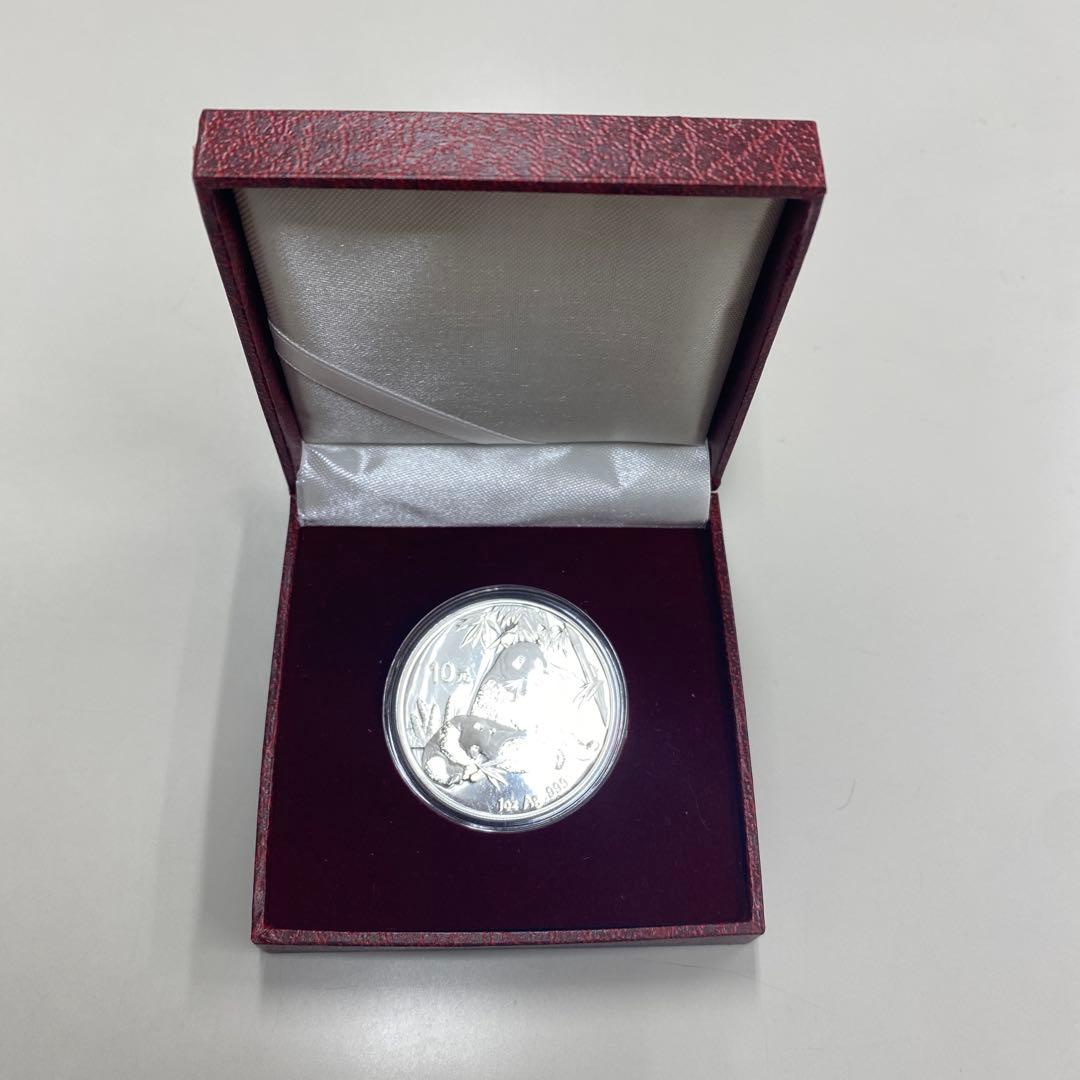 中国パンダ銀貨【2007年・1oz】クリアケース付