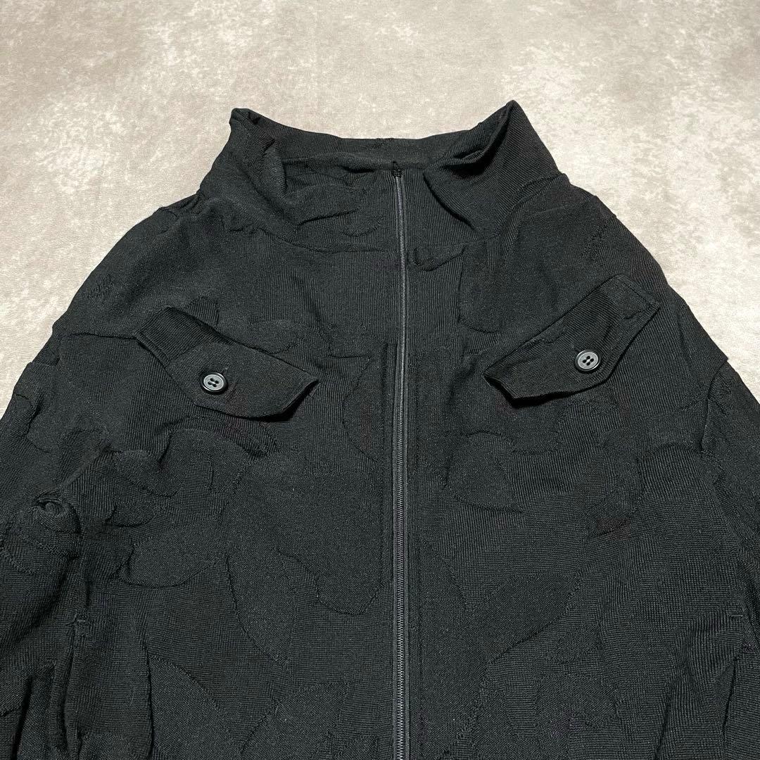 希少　ワイズ　Y's　ヨウジヤマモト　変形ニットジャケット　ジップカーディガン