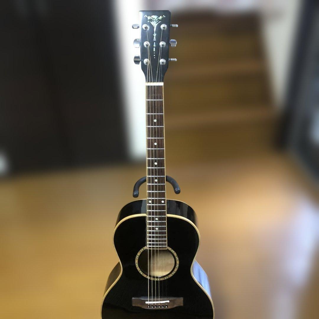 アコースティックギター ブラック 6弦