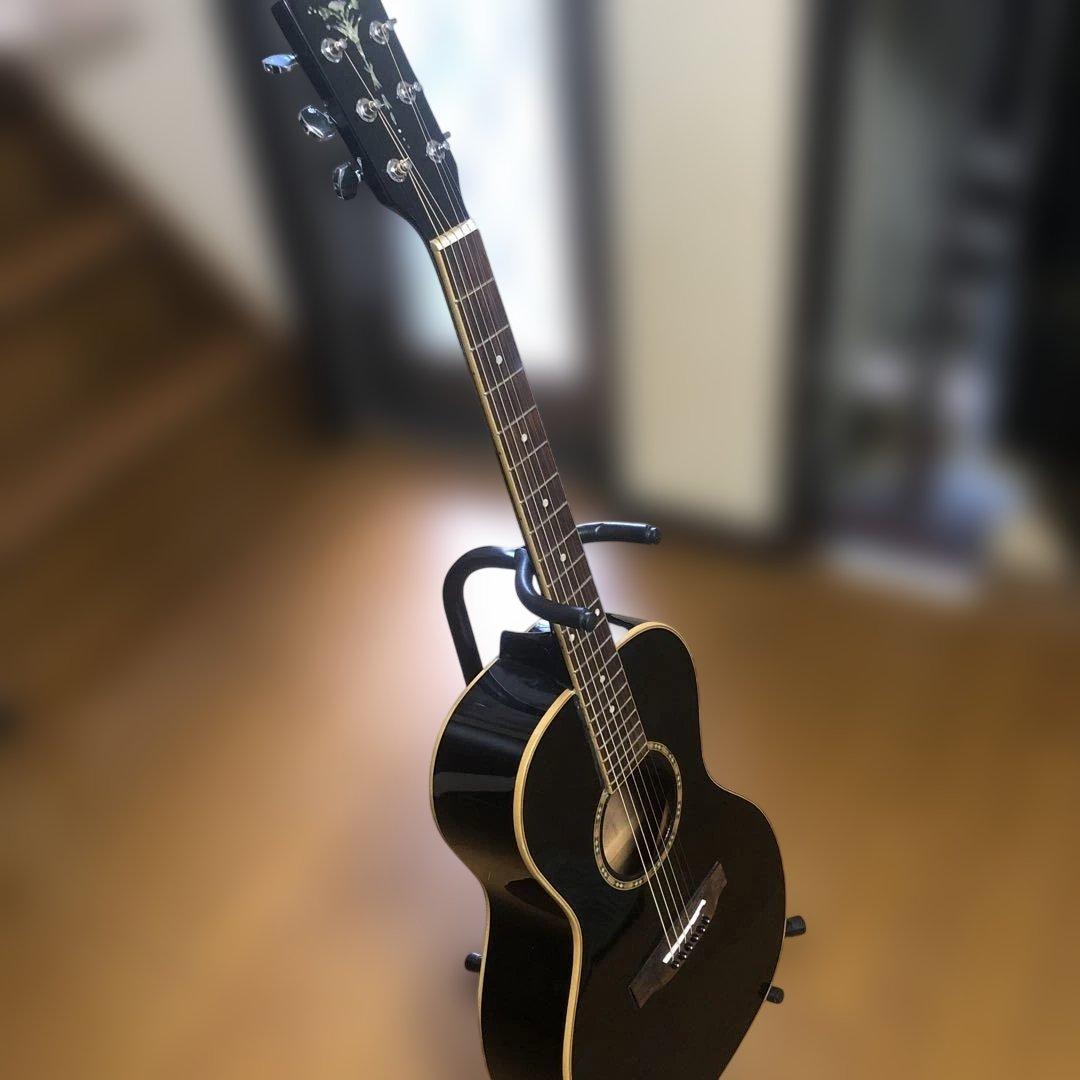 アコースティックギター ブラック 6弦