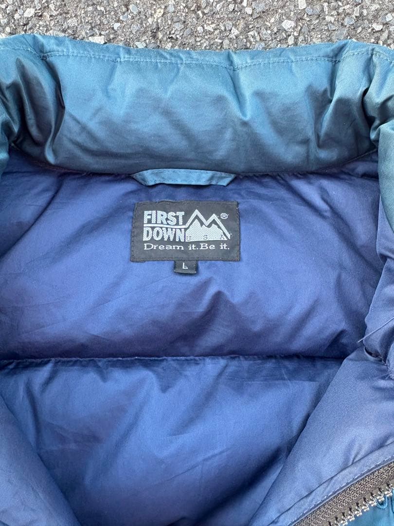 FIRST DOWN ダウンジャケット Lサイズ