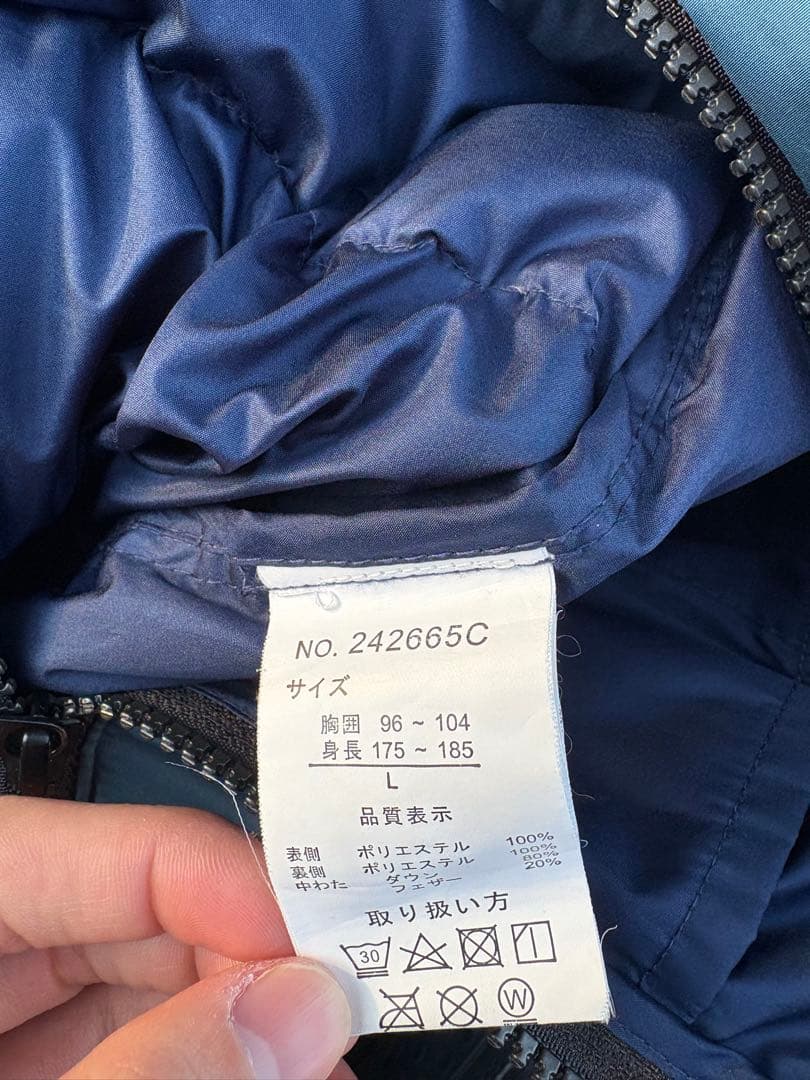 FIRST DOWN ダウンジャケット Lサイズ