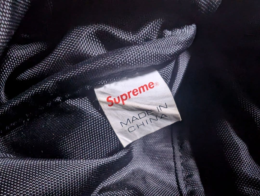 正規【美品】supreme レザーウエストバッグ　本革　ボディバッグ　17ss