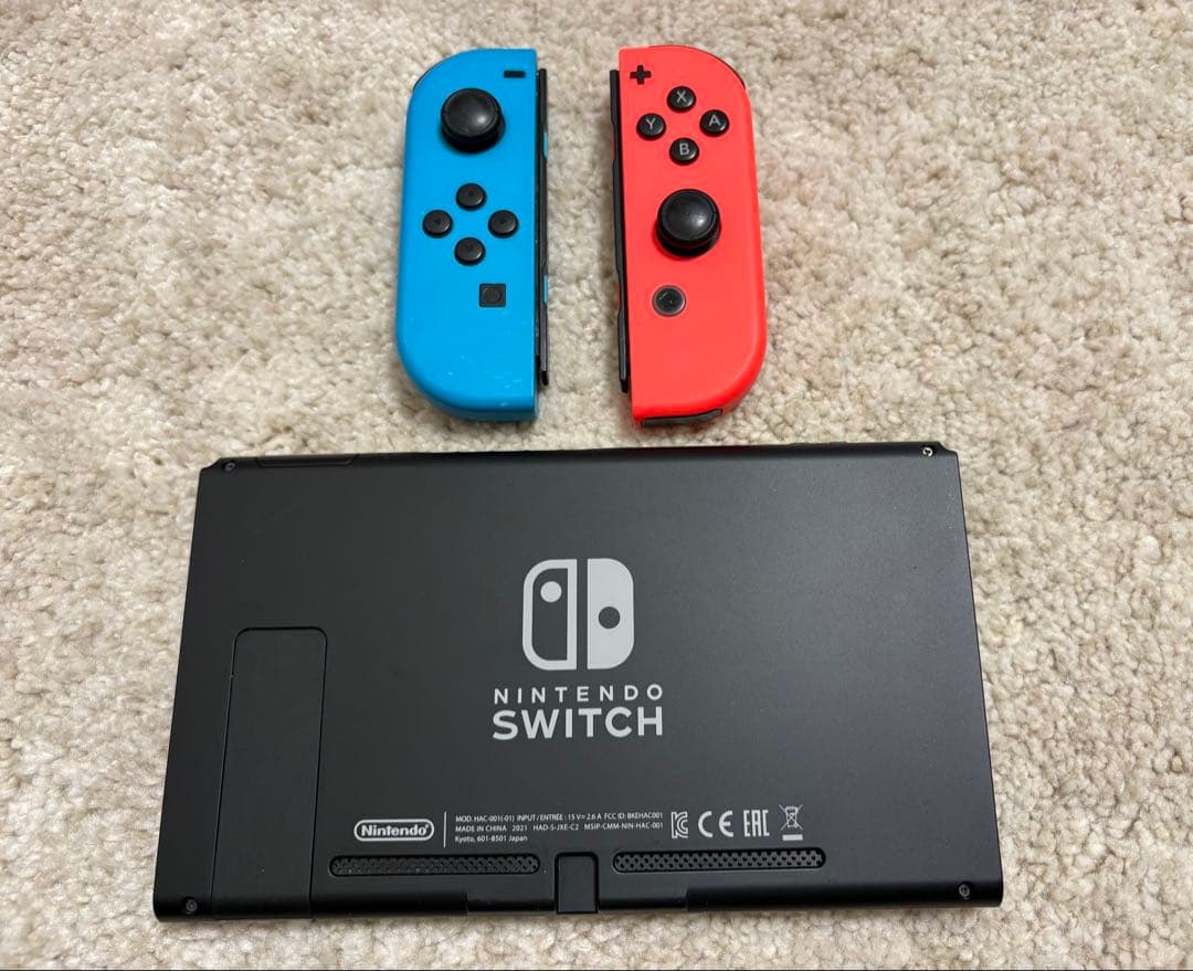 Nintendo Switch ネオン 本体 赤・青　完動品