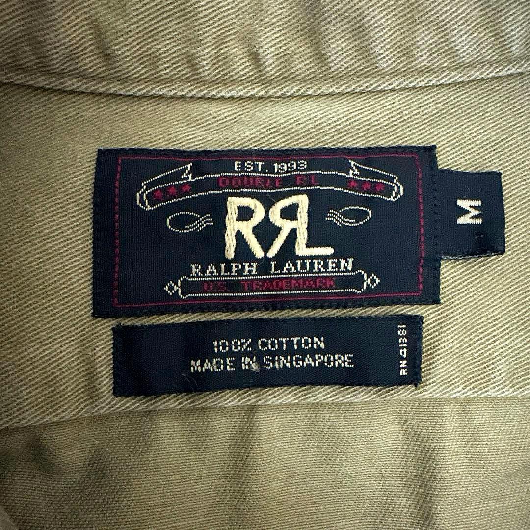 美品❗️入手困難❗️90'sRRL/ダブルアールエル 三ツ星‼️プルオーバーシャツ‼️M