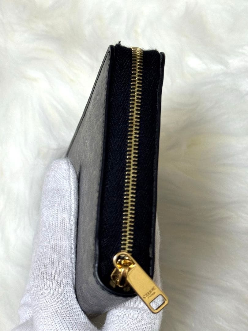 CELINE 長財布　ラウンドジップ　トリオンフ　最終値下げ　早い者勝ち