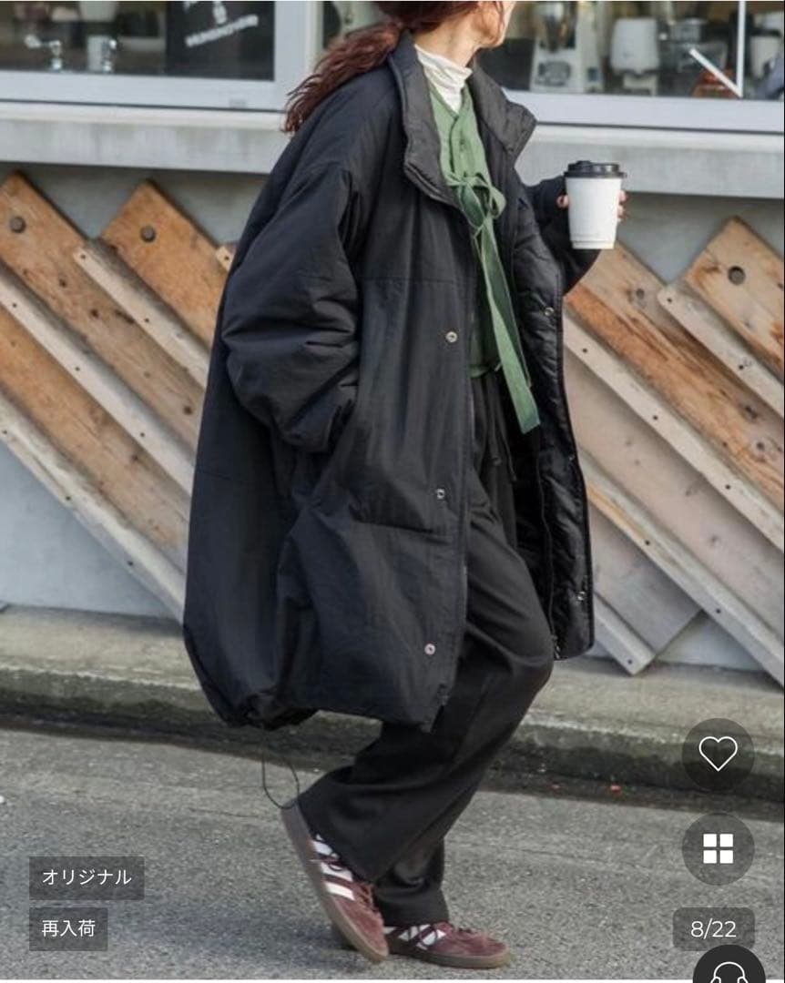 klee モンスターコート　黒　ブラック　kumika nugu