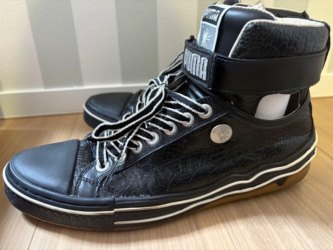 希少！puma mihara yasuhiro ミハラヤスヒロ　プーマ　黒レザー