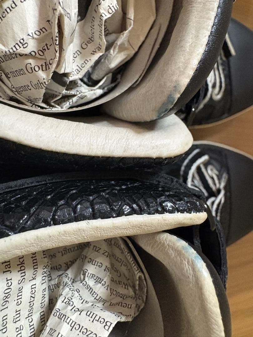 希少！puma mihara yasuhiro ミハラヤスヒロ　プーマ　黒レザー