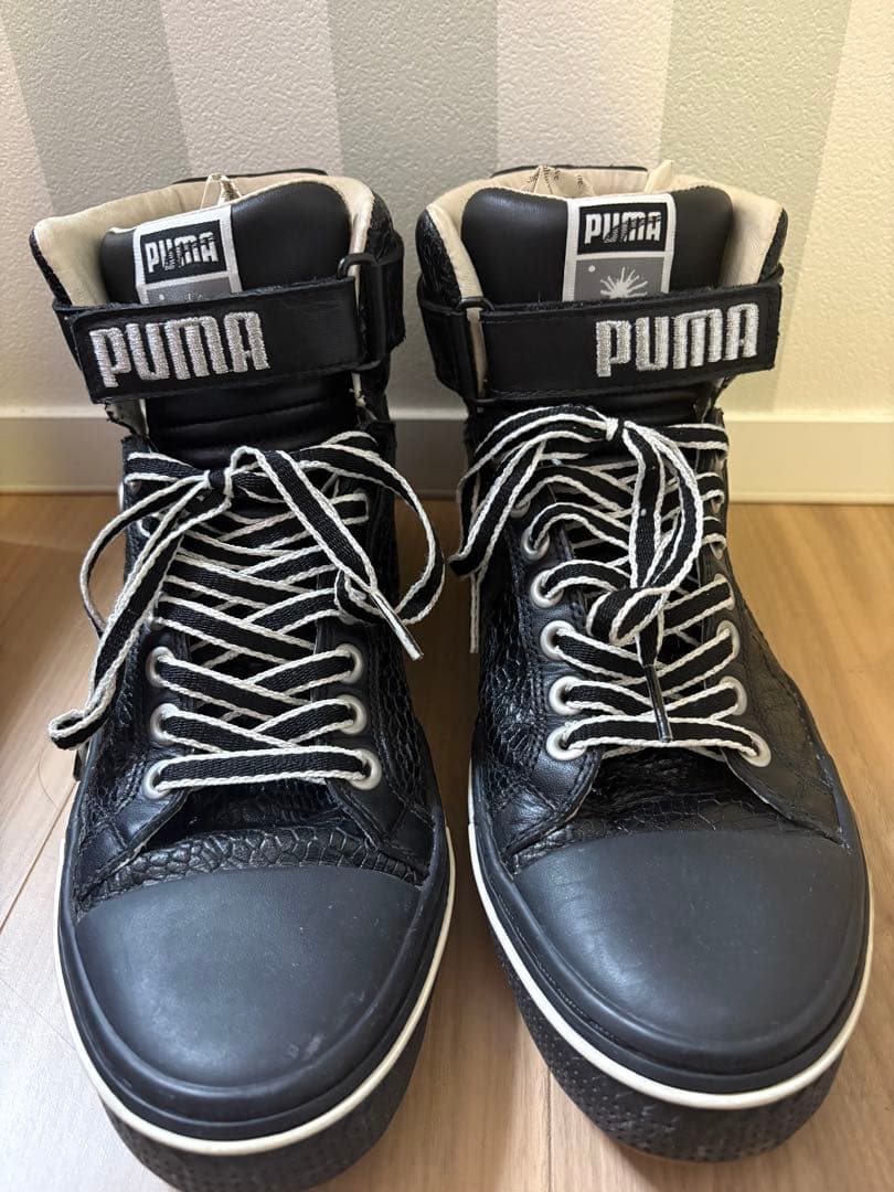 希少！puma mihara yasuhiro ミハラヤスヒロ　プーマ　黒レザー