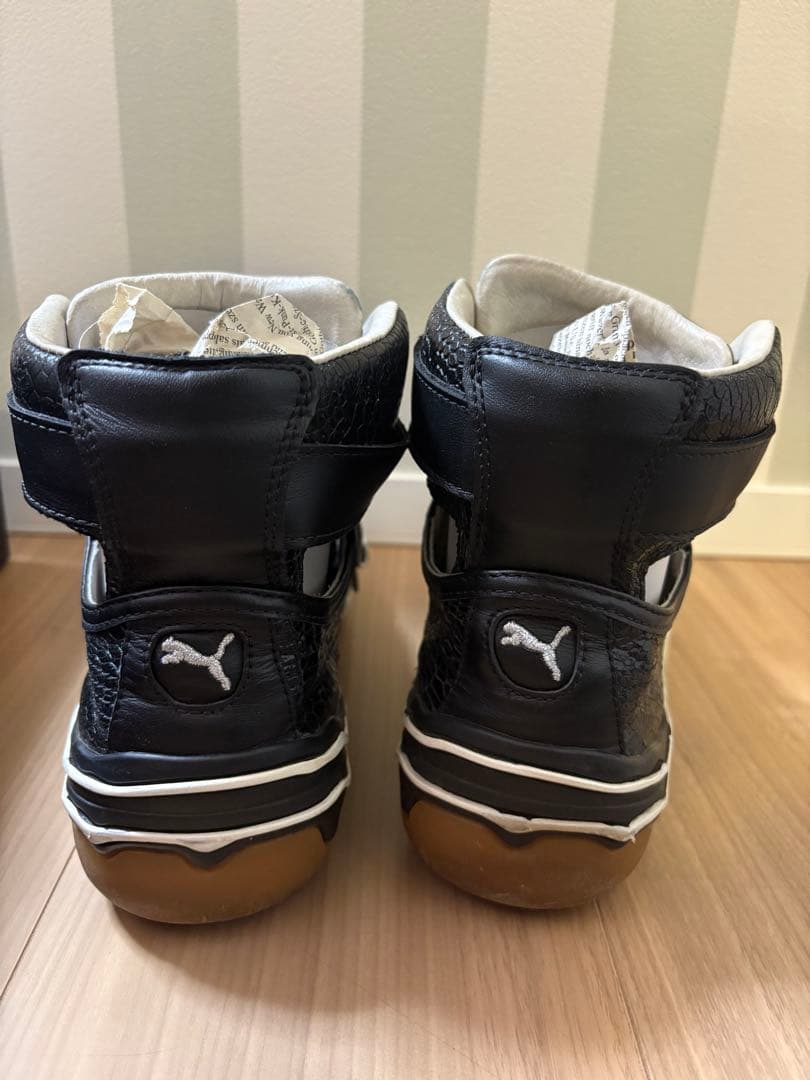 希少！puma mihara yasuhiro ミハラヤスヒロ　プーマ　黒レザー