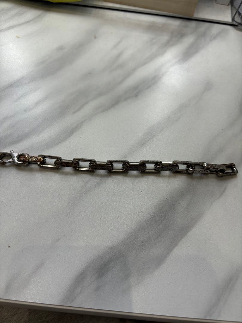 VUITTONリンクチェーンブレスレット