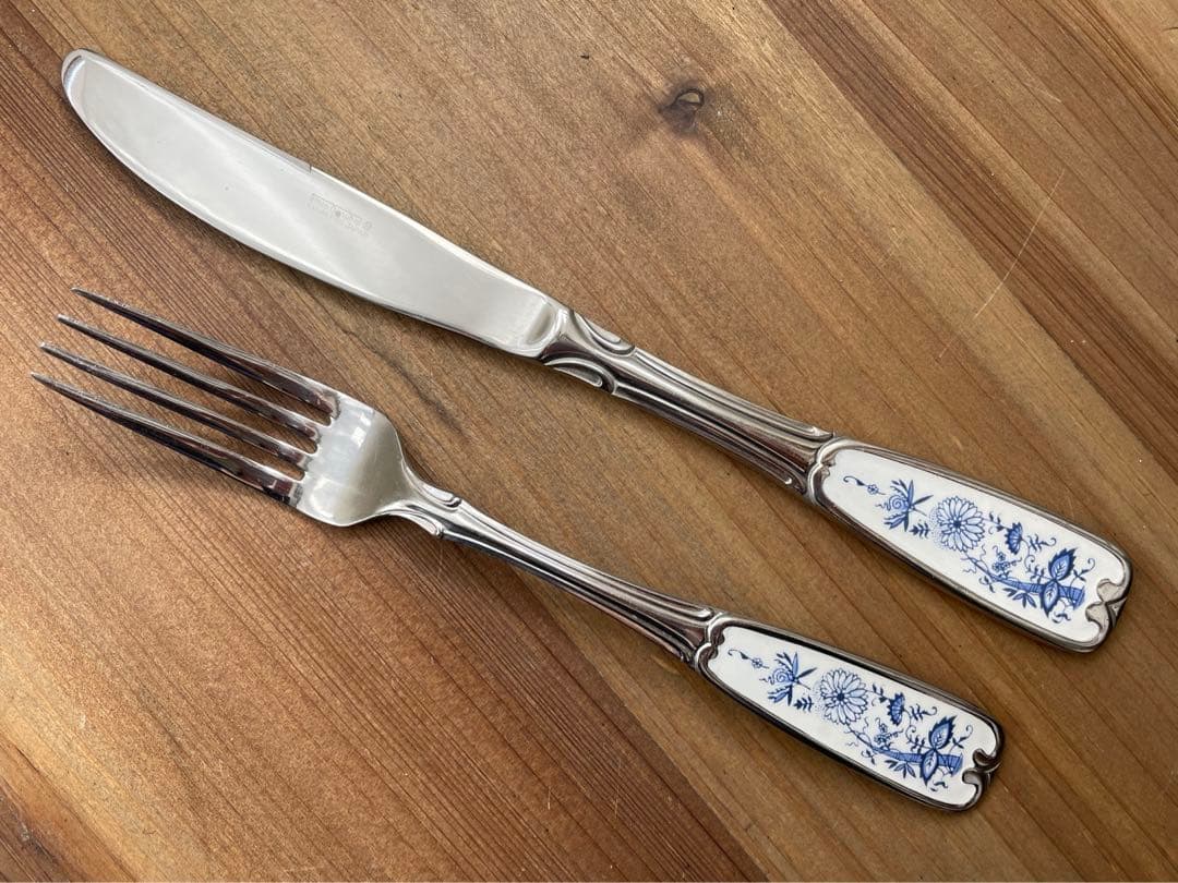 ブルーダニューブ　BlueDanube フォーク　ナイフ　カトラリー　3セット