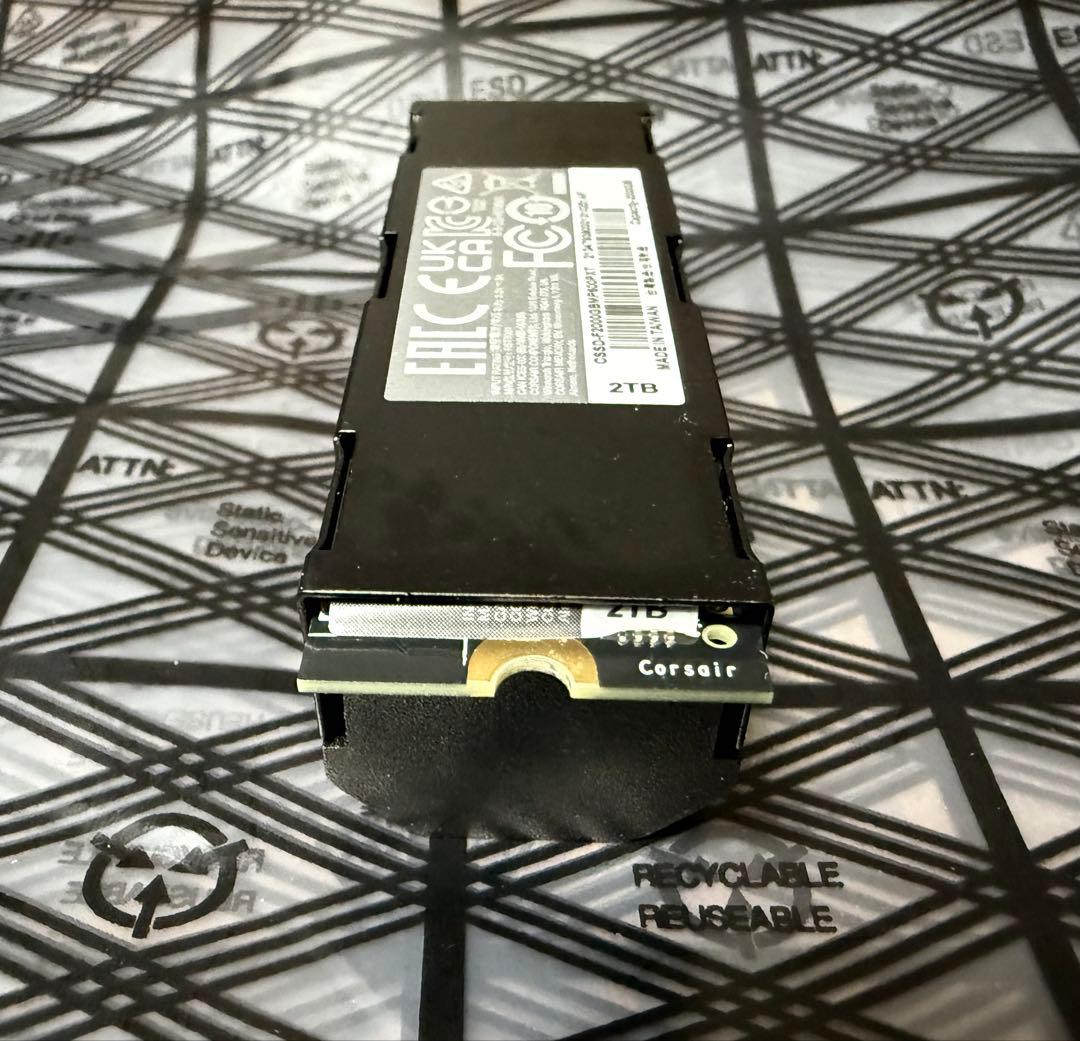 CORSAIR MP600 PRO XT 2TB Gen4 動作良好