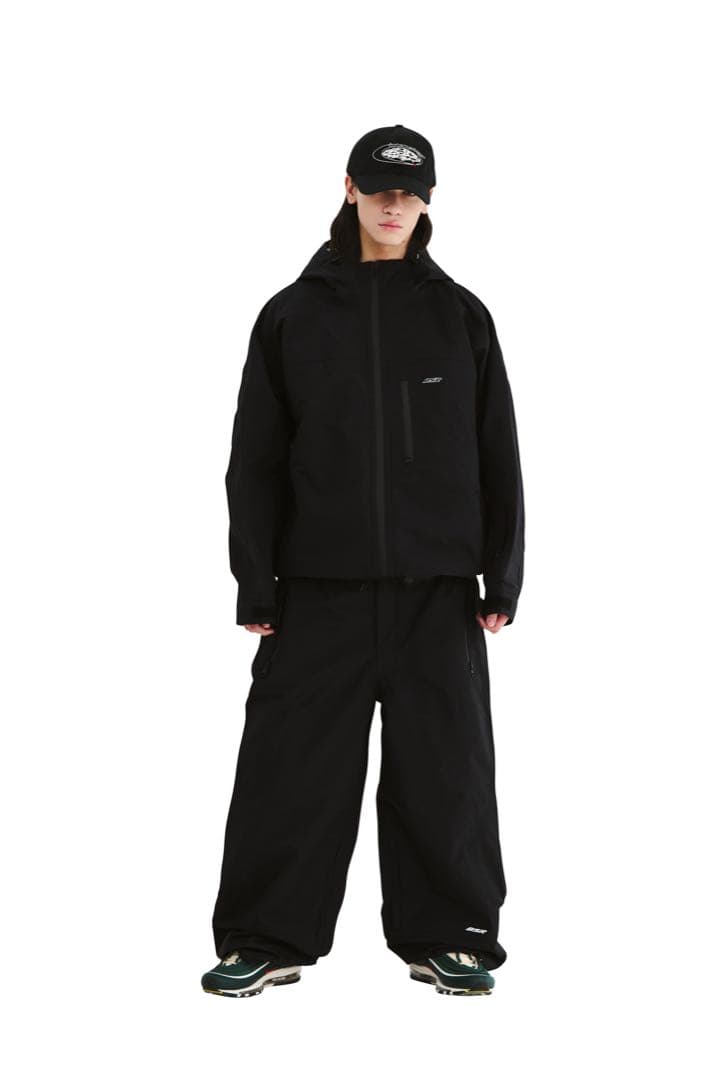 BSRABBIT ワイドパンツ　黒