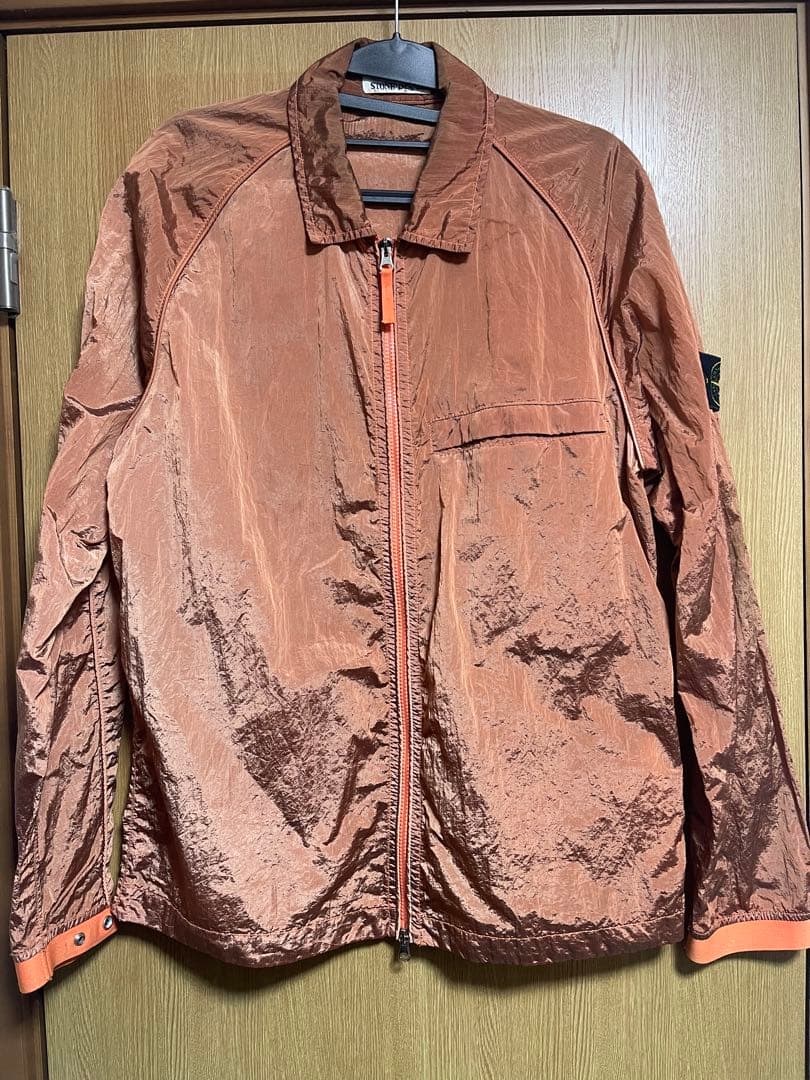 星空　STONE  オレンジナイロンメタルジャケット