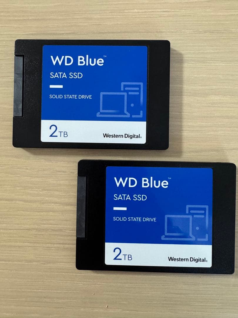 WD Blue 2TB SATA SSD 2枚セット