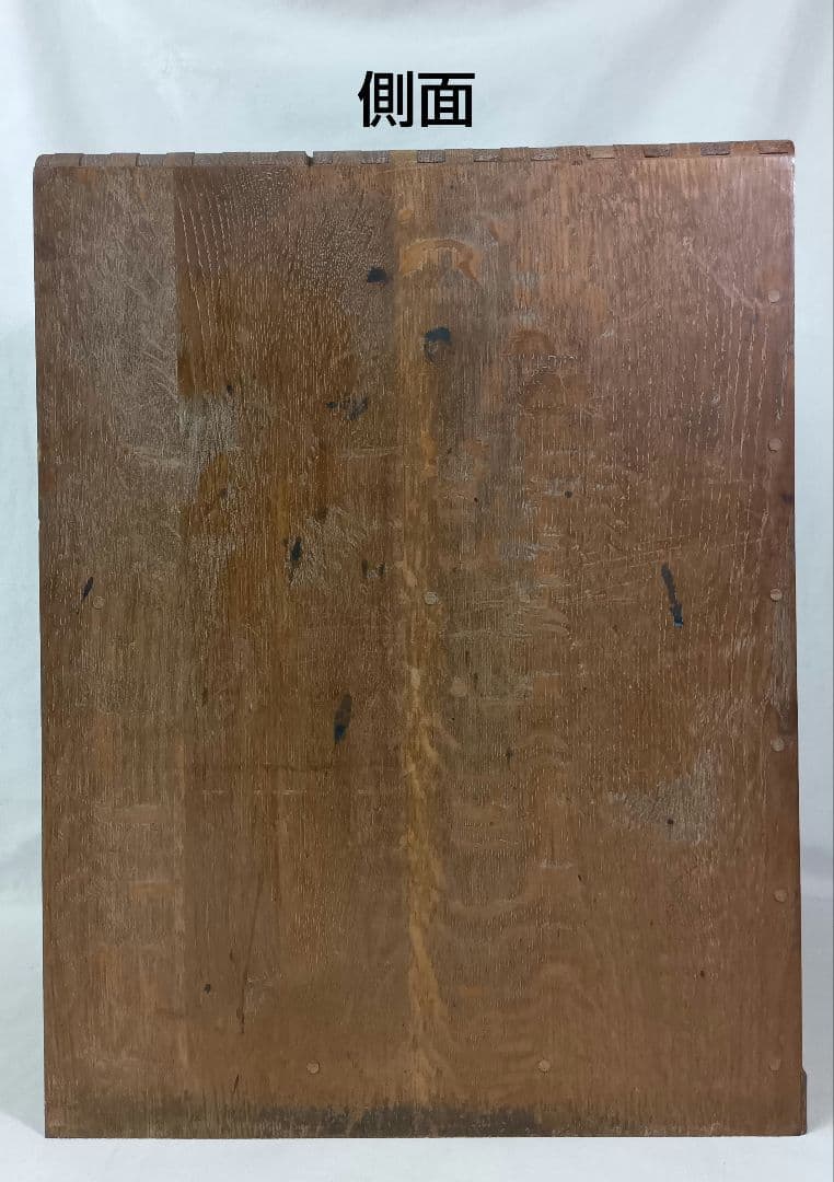 木製レターケース　引き出し　6段収納　昭和レトロ　書類入れ　小物入れ　ミニタンス