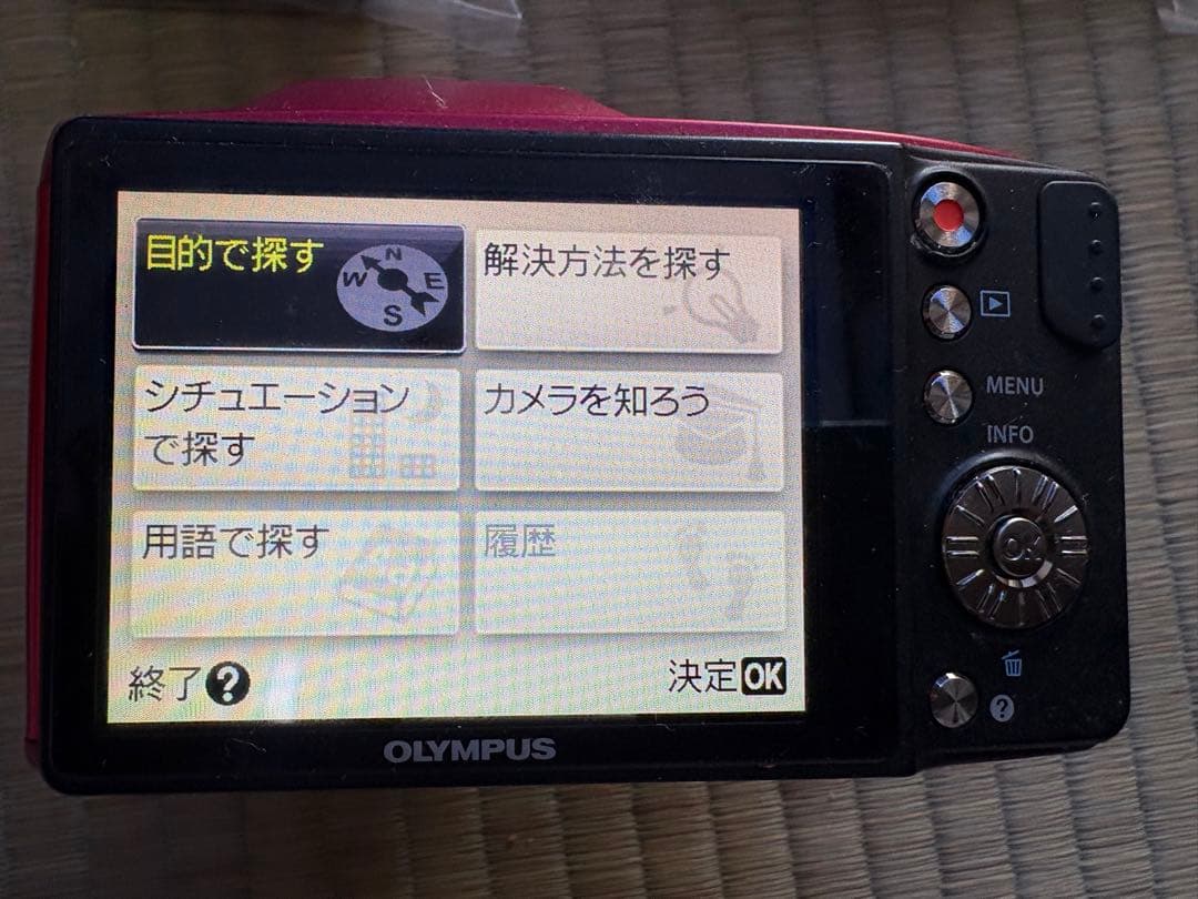 値下げ　デジカメ OLYMPUS SZ-11 レッド20倍ズーム