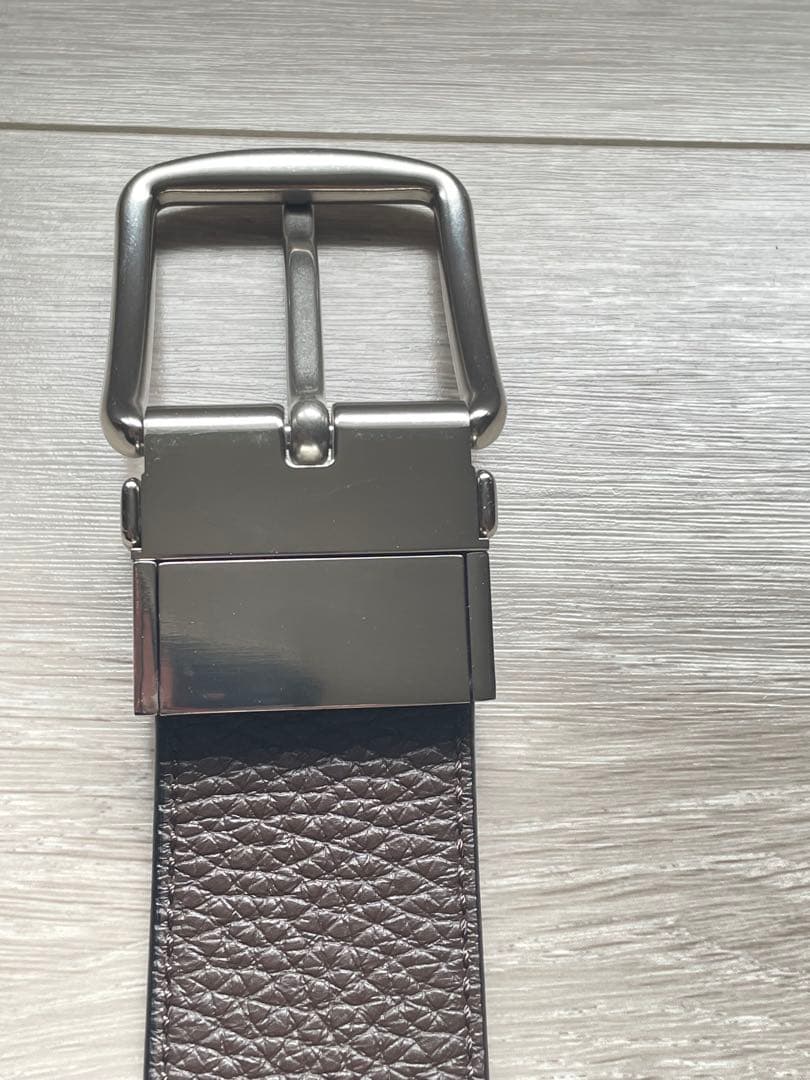 COACH リバーシブルベルト 美品 ブラック×ブラウン メンズ レザー