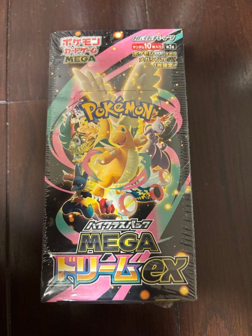 新品未開封シュリンク付きポケモンカードゲーム MEGA ドリームex 10枚入り