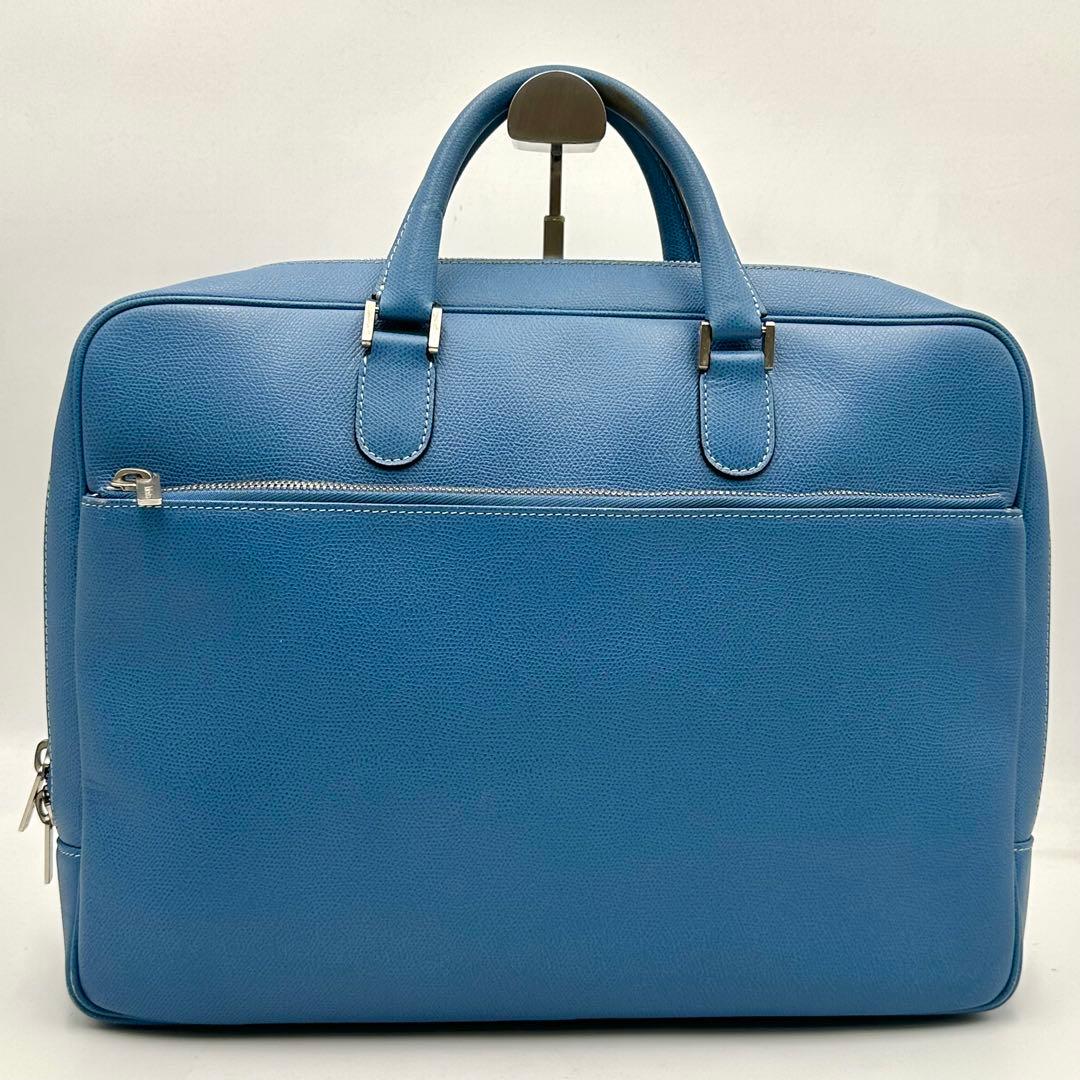 高級✨ Valextra ダブルハンドル ブリーフケース A4◎ 大容量