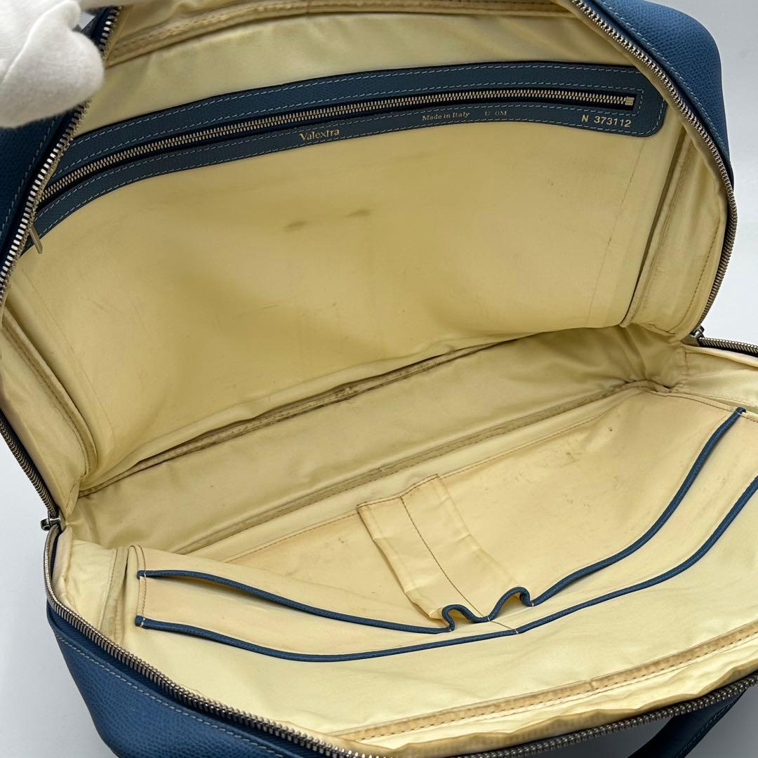 高級✨ Valextra ダブルハンドル ブリーフケース A4◎ 大容量