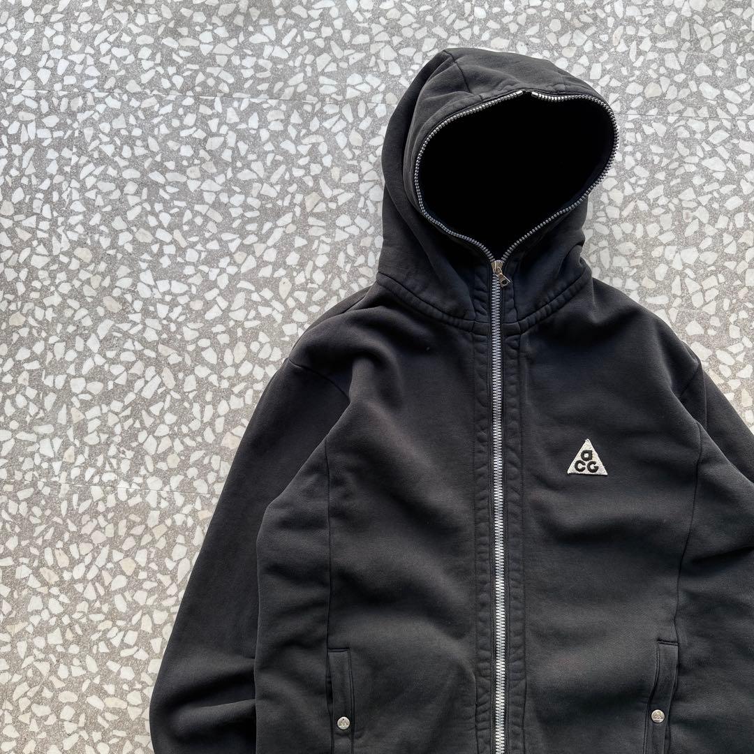 【希少コラボ】ナイキacg SOPHフルジップパーカー刺繍ロゴアーカイブ富士山