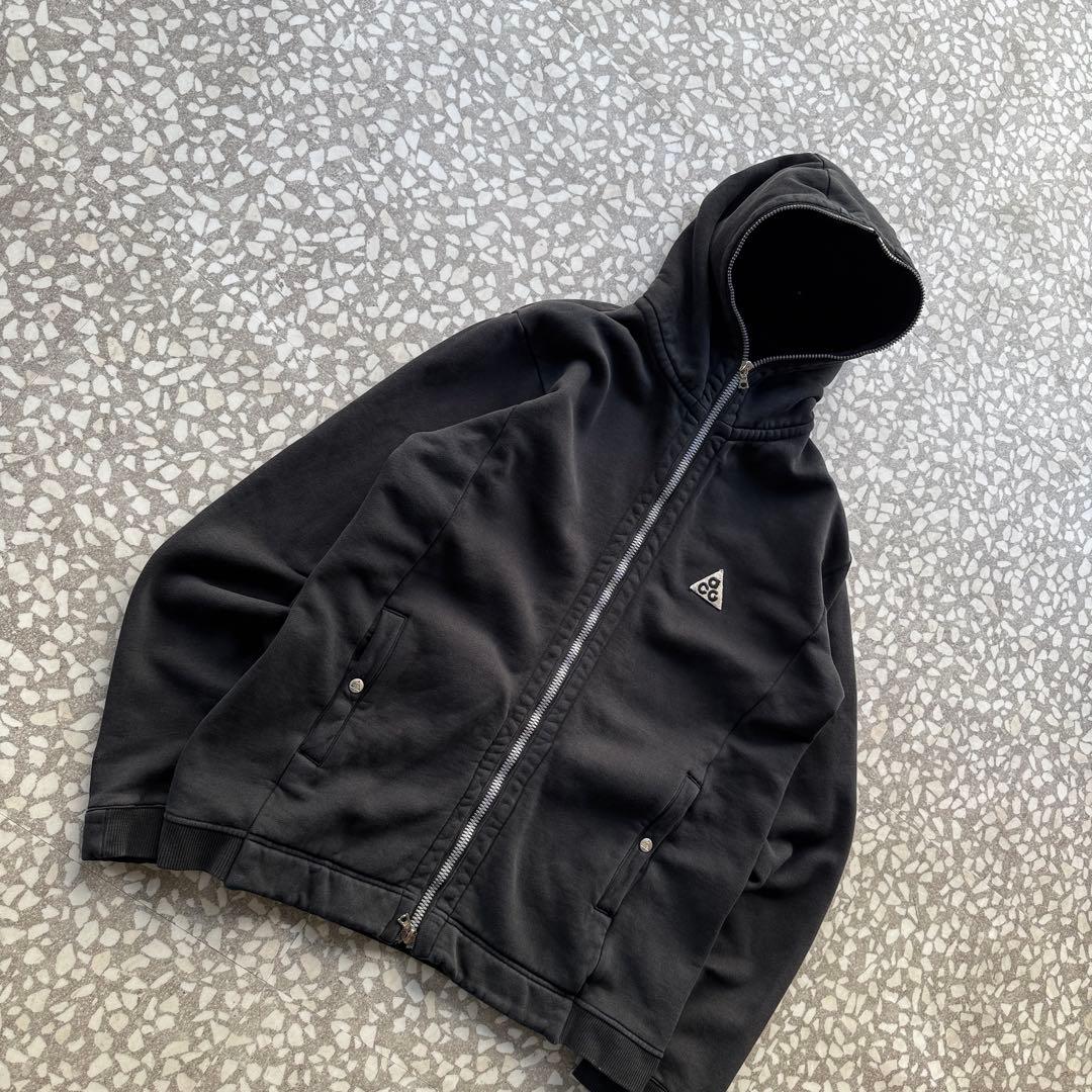 【希少コラボ】ナイキacg SOPHフルジップパーカー刺繍ロゴアーカイブ富士山