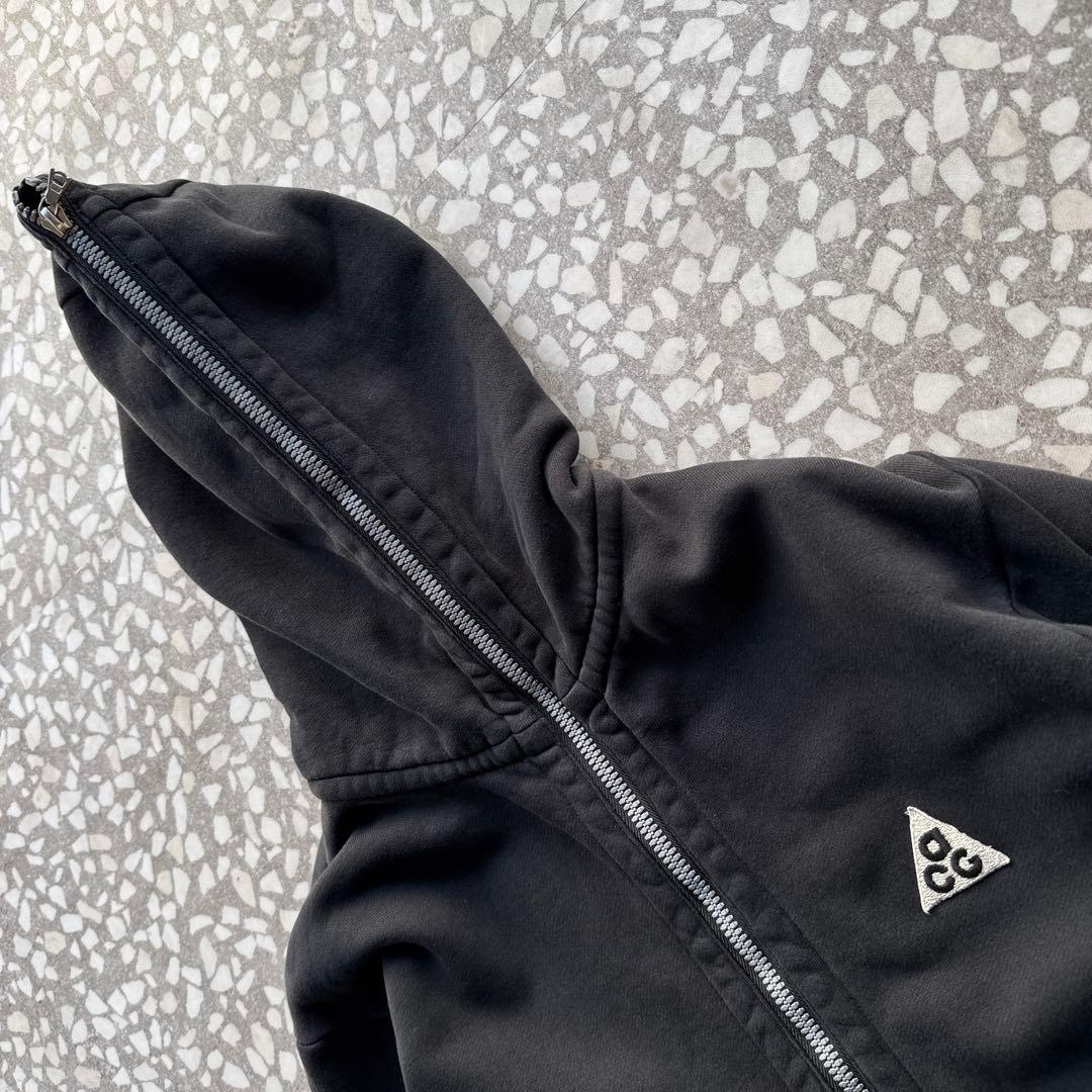 【希少コラボ】ナイキacg SOPHフルジップパーカー刺繍ロゴアーカイブ富士山