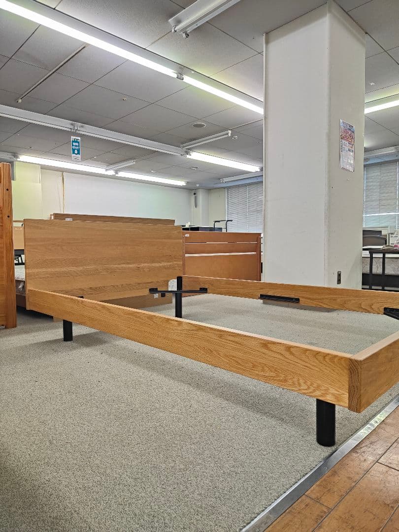 MUJI 無印良品 良品計画 セミダブルサイズ ベッドルーム オーク材