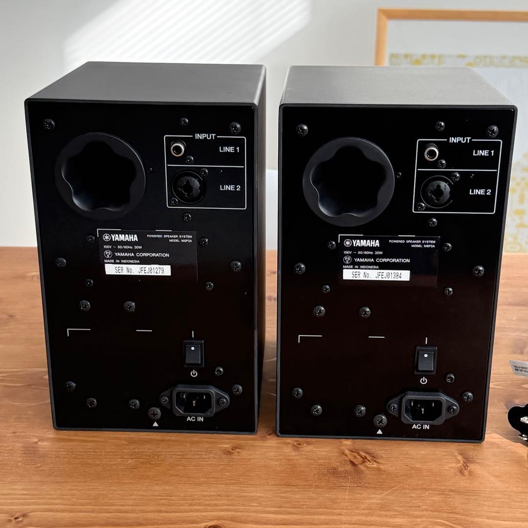 YAMAHA MSP3A パワードモニタースピーカー 1ペア