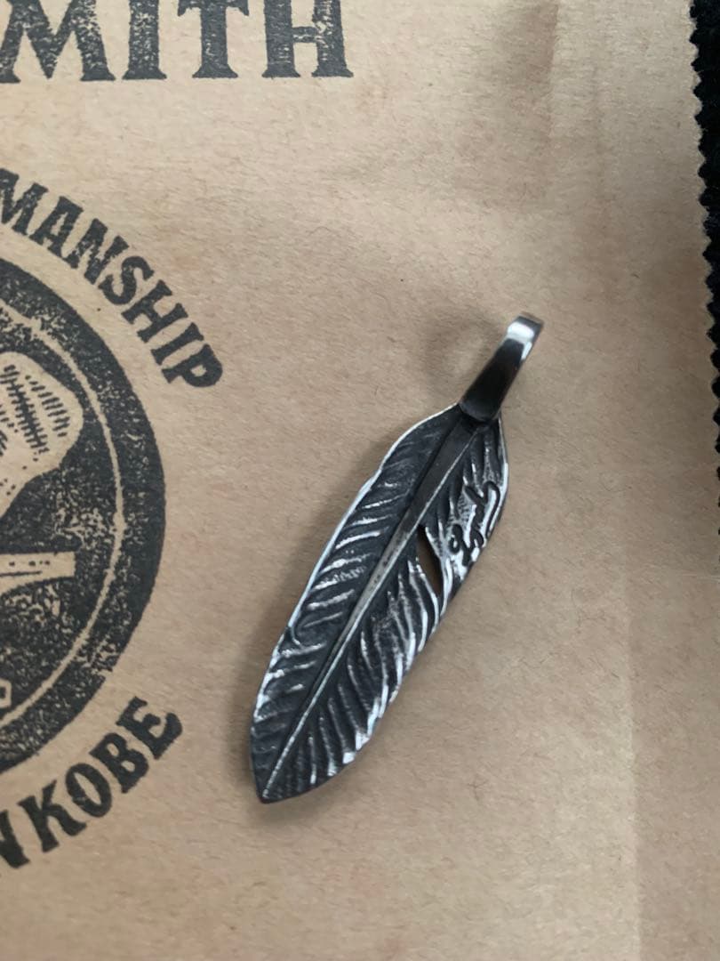 lynch silver smith フェザー　Sサイズ　ペンダント