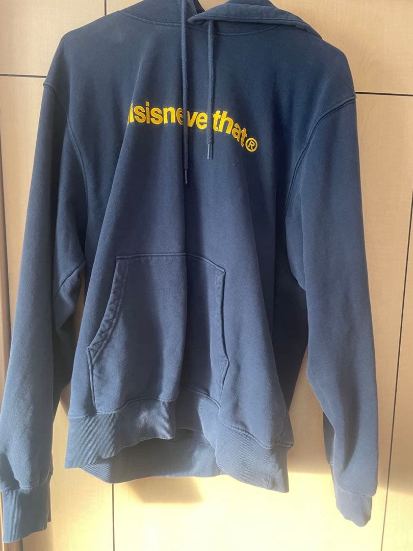 thisisneverthat ネバザ　パーカー　ネイビー　M